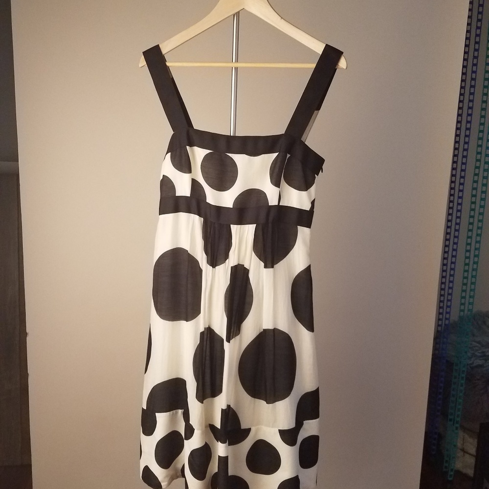 ZARA dress size L - black&white polka dots